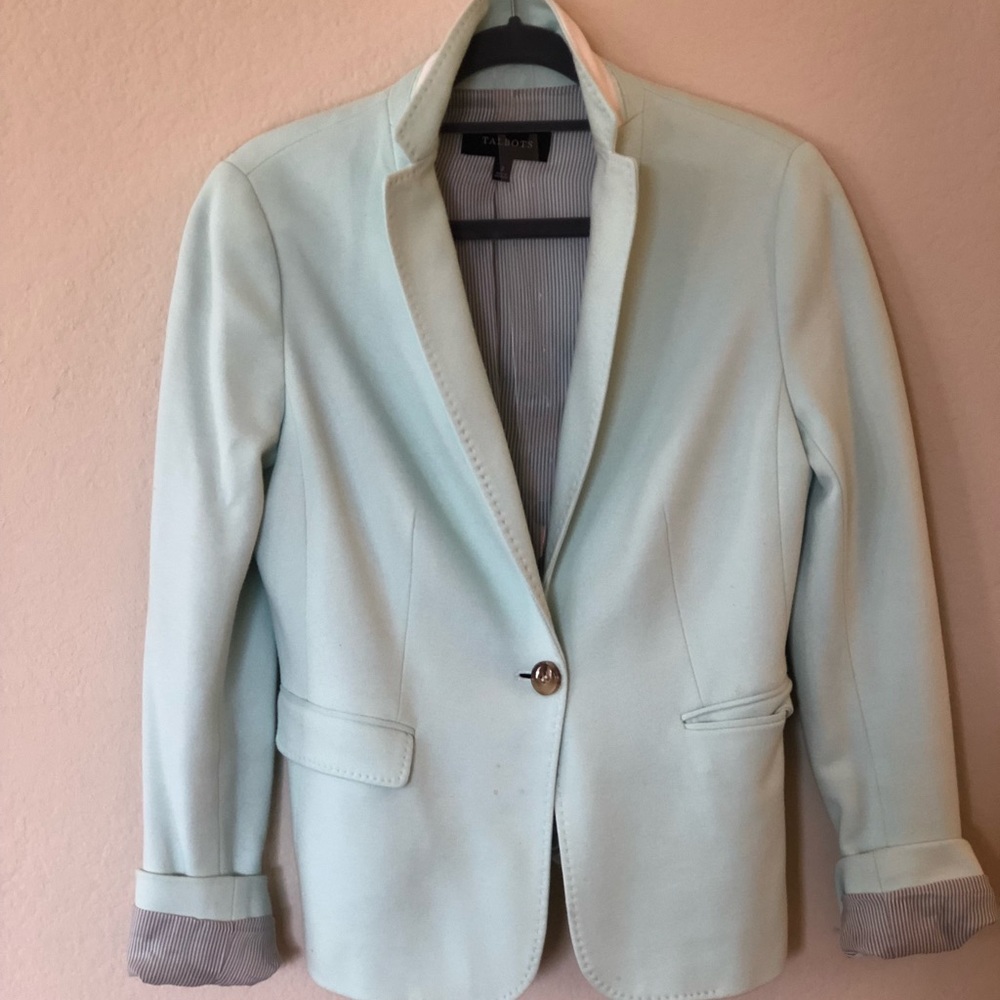 Talbots Jersey Blazer